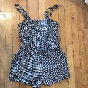 Old navy gingham romper